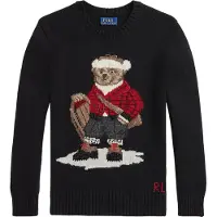 Ralph Lauren Pusero - Neulottu - Holiday Black - - 8 v (128) - Puserot