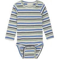 Minymo Ribbed Baby Body Regatta 50 cm Sininen 50 cm Pojat