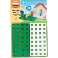 Plus plus Plus-Plus BIG Baseplate White/Green 2-pack rakennusalustat