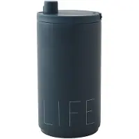 Design Letters - Travel Muki 35 cl Blue