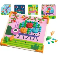 Djeco Mosaiikkipeli - Pienet eläimet - - OneSize - Pelit