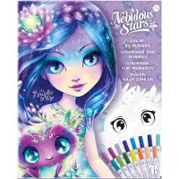 Nebulous Stars Color-By-Number Book Set - Nenuphia - Multi/patterned - ONE SIZE