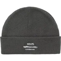 Mads nørgaard Isak Ambas Logo Beanie - Grey - ONE SIZE