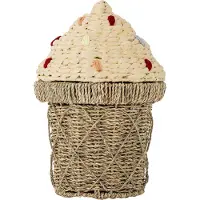 Bloomingville MINI Cillie-kori kannella, luonnonvalkoinen, searuoho