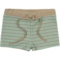 Mikk-Line Swim Pant Uv Aop - Green - 134/140CM