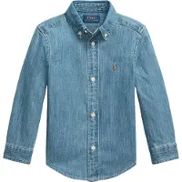 Ralph Lauren Kauluspaita - Denim - Sininen - - 5 v (110) - Kauluspaidat