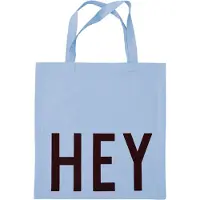 Design Letters Kantokassi - Hey - Vaaleansininen - - OneSize - Laukut