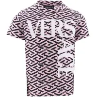 Versace T-paita - Vaaleanpunainen/Musta M. Tulosta - - 8 v (128) - T-paidat