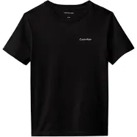 Calvin Klein Chest Inst.logo Ss T-Shirt - Black - 128