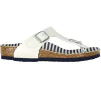 Birkenstock Sandaalit - Gizeh - Nautical Stripes White - - 32 - Sandaalit