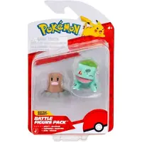 Pokémon Battle Figure Diglett/Bulbasaur - Brown - ONE SIZE
