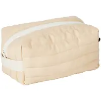 Fabelab Quilted Toiletry Bag - Wheat - Coral - ONE SIZE