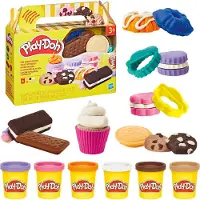 Play-Doh Little Bakery Leikkisetti Leikki keittiölelut Sweet Treat Set Taidetta ja askarteluja yli 3-vuotiaille lapsille