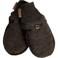 Mikk-Line Rukkaset Merinovilla, Dark Brown Melange, 50-56