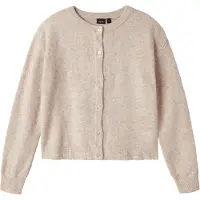 LMTD Nlflodet Ls Short Knit Cardigan Noos - Beige - 170-176