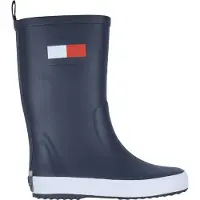 Tommy Hilfiger Kumisaappaat 'RUDY' sininen / kirsikanpunainen / valkoinen