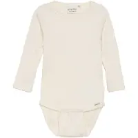 Minymo Body Ls Rib - Cream - 56