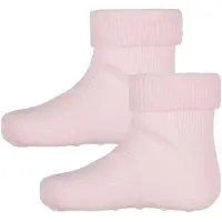 Minymo Baby Rib Sock W. Abs (2-Pack) - Pink - 23-26