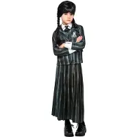 Rubies Naamiaisasut - Wednesday Addams Deluxe School Uniform - - 9-10 v (134-140) - Naamiaisasut