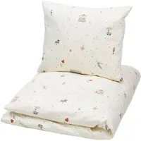 Cam Cam Bedding Set, Junior, 100X140Cm - Gots - Caprice - Cream - ONE SIZE