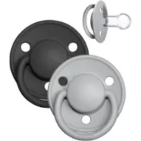 BIBS De Lux onesize pyöreä 2kpl silikoni tutti