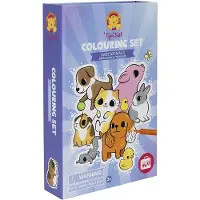 Tiger Tribe Vaara asetettu - Colouring Set - Baby Animals - - OneSize - Värityssarjat