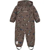Minymo Snow Suit Aop - Brown - 80