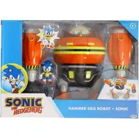 Sonic The Hedgehog - 2.5" Egg Hammer Robot Deluxe Playset - Multi/patterned - 6 CM