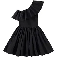 Molo Chloey Short Sleeve Dress Black 98/104 cm Musta 98/104 cm Tytöt