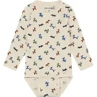 Minymo Body Ls Aop - Cream - 92