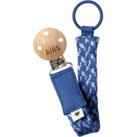 BIBS Paci Braid tuttiklipsi Cornflower / Dusty Blue 1 kpl