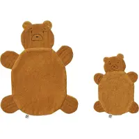 Liewood Janai Cuddle Cloth 2-Pack - Brown - ONE SIZE