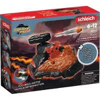 Schleich Lava Jet Vehicle With Mini Creature - Black - ONE SIZE