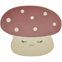 OYOY Mushroom pöytätabletti Offwhite-punainen