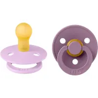 BIBS Colour Natural Rubber Size 1: 0+ months tutti Violet Sky / Mauve 2 kpl