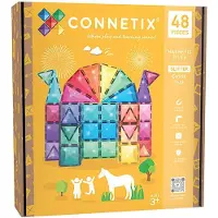 Connetix Magneettinen rakennussarja Kimallelinna, 48 osaa