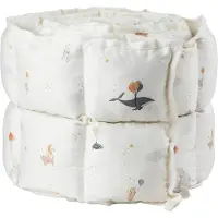 Sebra Sängyn pehmuste - Kapok - 360x26 cm - Maailma - - OneSize - Reunapehmusteet