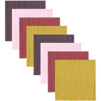 Pippi Organic Muslin Cloth (8-Pack) - Multi/patterned - ONE SIZE