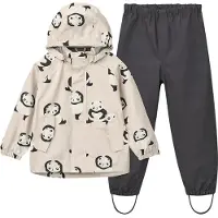 Liewood Pedia Rainwear Set - Grey - 140