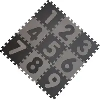 BabyDan Leikkialusta 90x90 Numbers