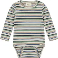 Minymo Body Ls Y/D Rib - Multi/patterned - 74