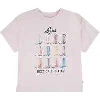 Levi's LVG Boots Oversized SS T-paita, Crystal Pink