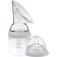 HAAKAA Gen. 3 Brystpumpe & Flaske - 160 Ml - Grey - ONE SIZE
