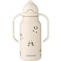 Liewood Kimmie pullo kahvoilla 250ml 2610 Mini Panda / Sandy