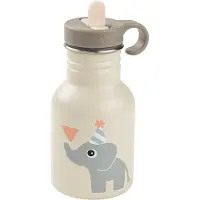 Done by Deer Metal Bottle Celebration Sand 350 Ml - Beige - Ø7X H 15CM