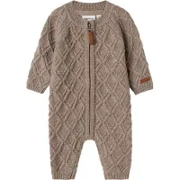 Name it Nbnwruni Wool Ls Knit Suit - Beige - 74