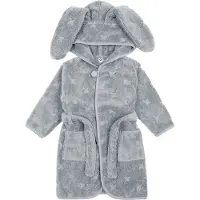 Green Cotton Kylpytakki - Bunny - Jasmin Blue - - 104/110 - Kylpytakit