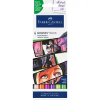 Faber-Castell Tussit - 6 kpl. - Goldfaberin luonnos - Graafinen - - OneSize - Tussit