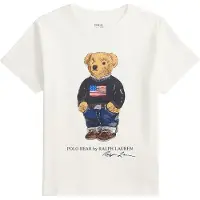 Ralph Lauren T-paita - White Core Bear - - 8 v (128) - T-paidat