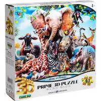 Kärkkäinen Prime 3D African Smile 63p 3D-palapeli